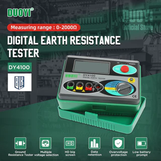 แท้ ส่งจากไทย DY4100 รุ่นใหม่ เครื่องวัดฉนวนดิจิตอล Megger Meter Earth Resistance Ohm Tester
