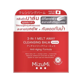 MizuMi มิซึมิ ทรี-อิน-วัน เมลท์ อเวย์ คลีนซิ่ง บาล์ม วอร์ม 60 มล.