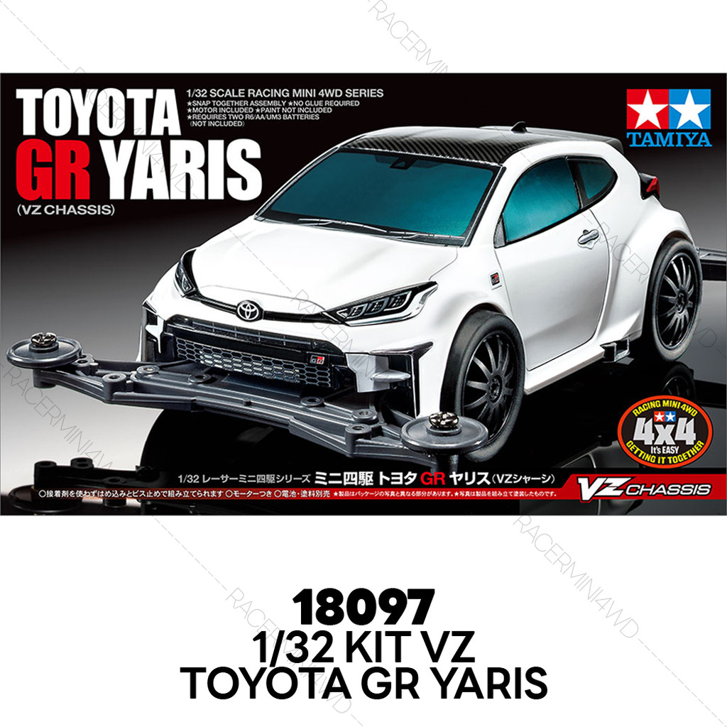 TAMIYA 18097 Mini 4WD Toyota GR Yaris (VZ Chassis)
