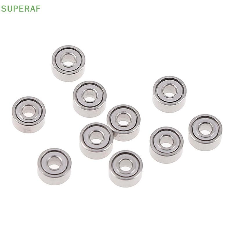 Superaf 10 ชิ้น 681XZZ 1.5x4x2 มิลลิเมตรเปิดแบริ่งขนาดเล็ก ball mini hand bearing spinner ร้อน