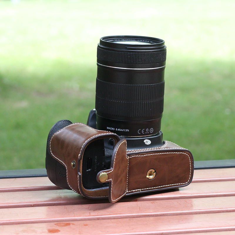 กระเป๋ากล้อง Nikon DF DSLR D850 กระเป๋าหนัง D810 เคสป้องกัน D750 เคสครึ่ง D800E เคส D800