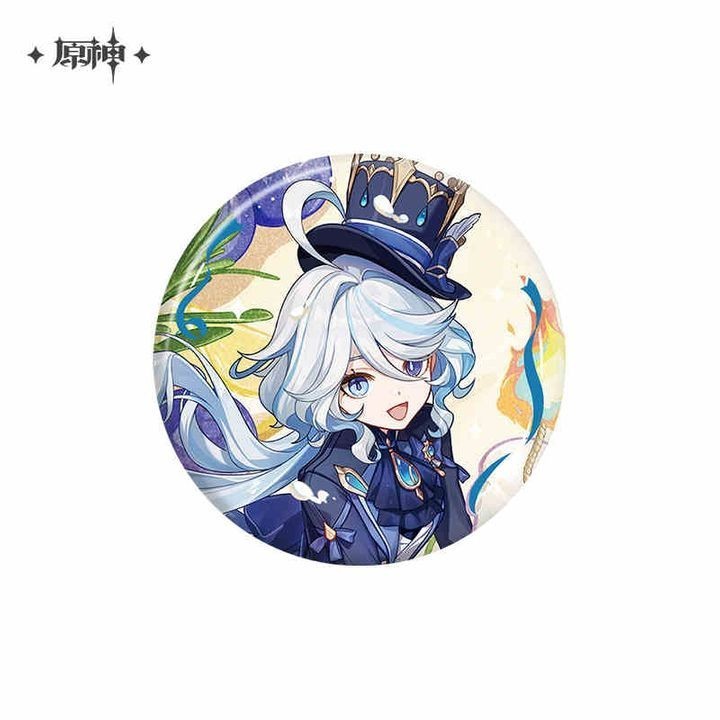 [ BADGE ] Furina 4th Anniversary Can Badge - Genshin Impact 3.5cm - ป้ายกลม ขนาด 58mm