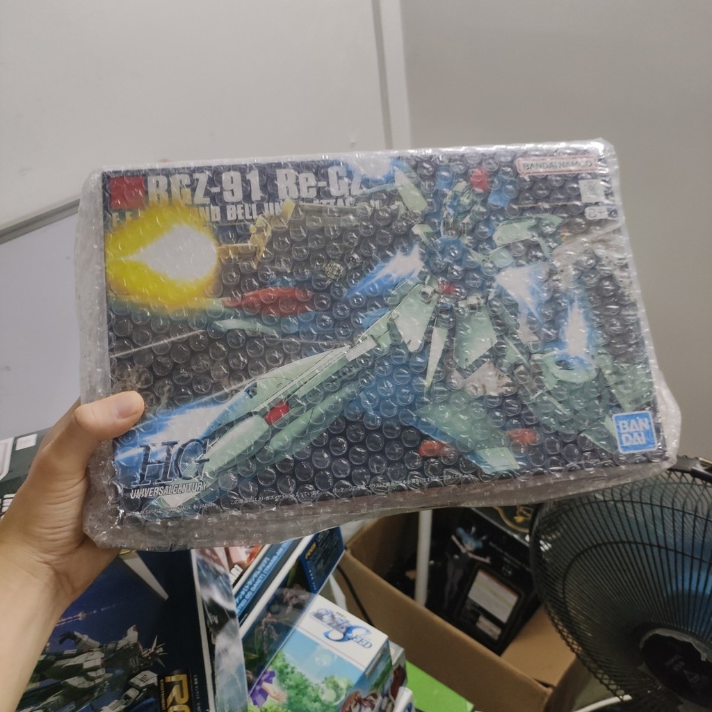 กล่องกล่องไม่มีหลังการขาย Bandai Bandai HGUC 1/144 Lingge Slingus 085 RGZ-91 Gundam