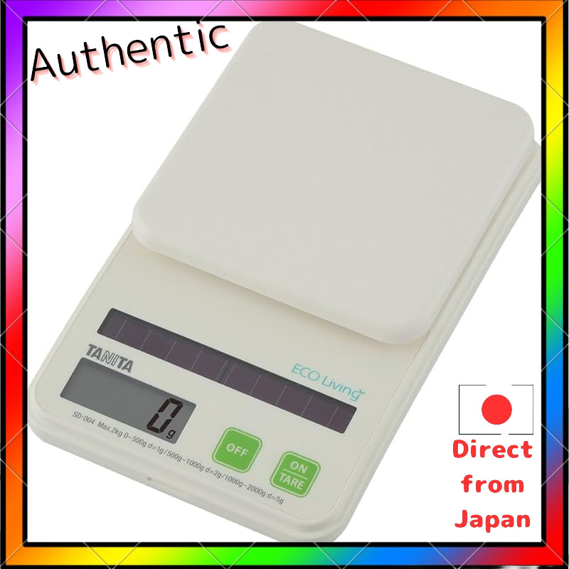 Tanita Cooking Scale Kitchen Scale Solar 2kg 1g Increment Green SD-004 GR