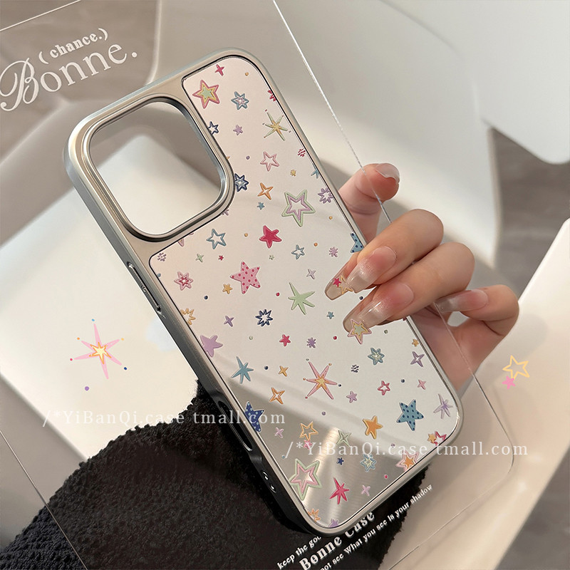 Huiwanju star สําหรับ iphone16promaxiPhone15pro เคสโทรศัพท์มือถือ 14promax ใหม่ 13 ผู้หญิง 15 สาวเกาหลีหวาน 14 รวมทุกอย่าง 16 เคสแข็ง