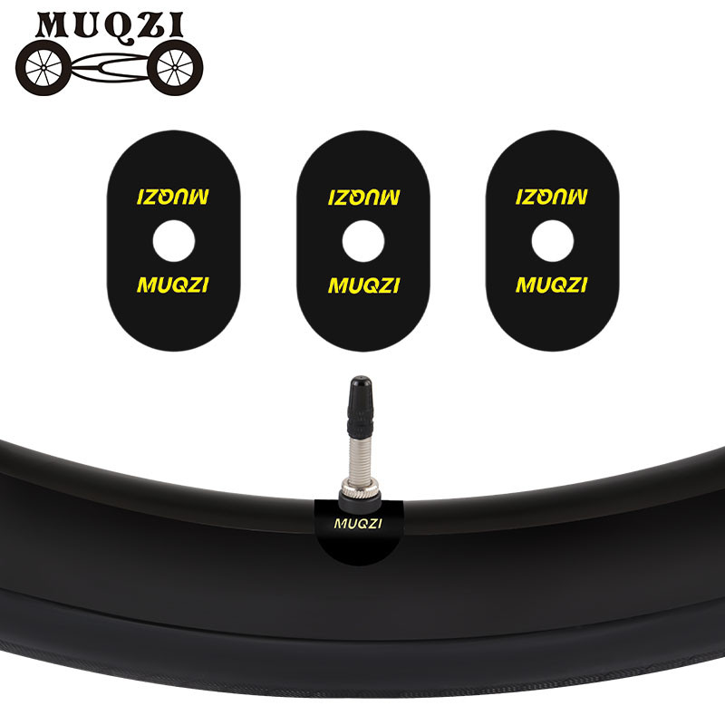 MUQZI 2/5 คู่จักรยานวาล์วสติกเกอร์ Presta วาล์ว Schrader ก้านวาล์วสติกเกอร์ป้องกันเหมาะกับยางจักรยานส่วนใหญ่
