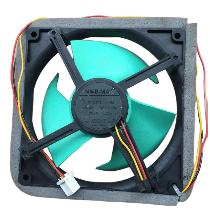 0.23A 1pcs FBA12J12M 12V สําหรับ Haier Midea ตู้แช่แข็งคอนเดนเซอร์มอเตอร์ตู้เย็นชุดพัดลมระบายความร้อ