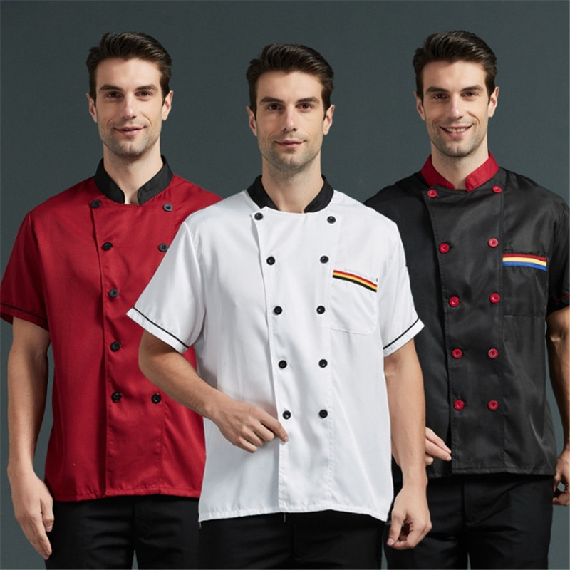 เสื้อเชฟ ยูนิฟอร์มเชฟ แขนสั้น แขนยาว สำหรับเชฟร้านอาหาร โรงแรม พร้อมส่งไว ส่งด่วนจากกรุงเทพฯ