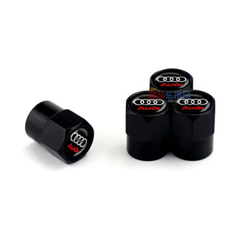 4 pcs Car valve stem caps cover For Audi A1 A3 A4 A5 A6 A7 A8 Q2 Q3 Q5 Q7 TT S line S3 S4 S5 S6 R8 R