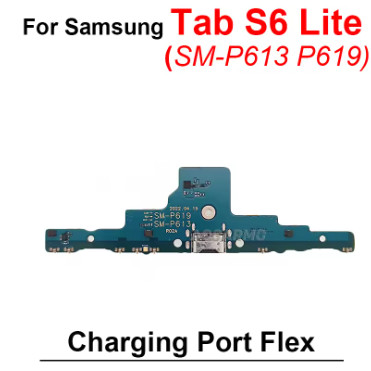 สำหรับ S amsung g alaxy TAB S6 Lite P613 P619 USB ชาร์จ D ock เชื่อมต่อพอร์ตคณะกรรมการ F LEX สายเคเบิ้ล