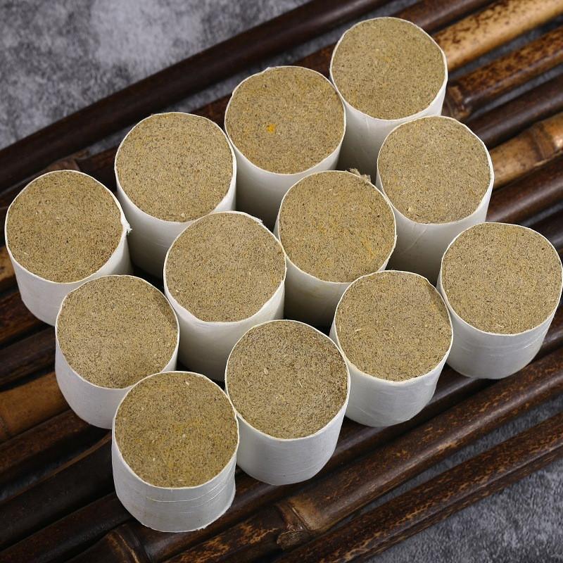 Moxibustion คอลัมน์ 12 แคปซูล 3 * 4 ซม.Moxibustion คอลัมน์ในครัวเรือน Moxibustion คอลัมน์ Qi Moxibus