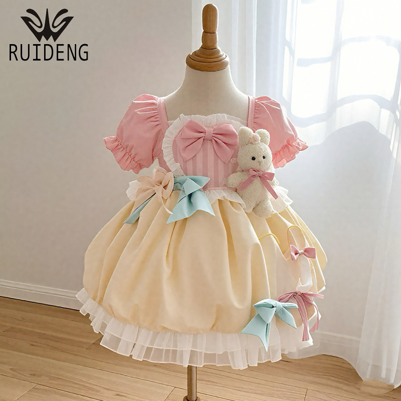 Qianqian QQ 25-04 [10,000 คอลเลกชันคน] RUIDENG เด็กการ์ตูน Bud กระโปรง lolita Original น่ารักออกแบบ 