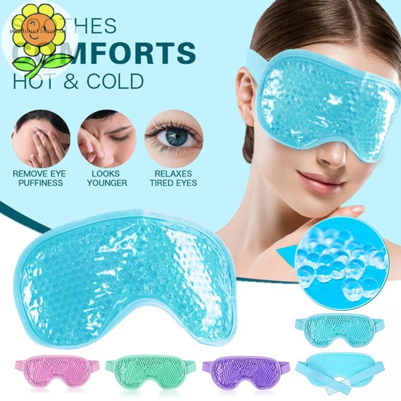 SUNSHOP Cooling Ice Eye Mask Cold Hot Pack Therapy Soothing บรรเทาความเมื่อยล้าตาความงาม TH