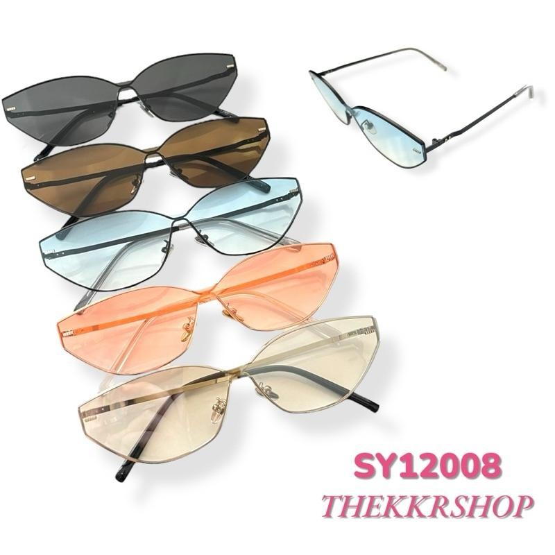 SUNGLASSES แว่นกันแดด SY12008 ช่วยถนอมสายตาจากแสงอาทิตย์ได้ดี ชายหญิงใส่ได้ มีบริการเก็บปลายทาง