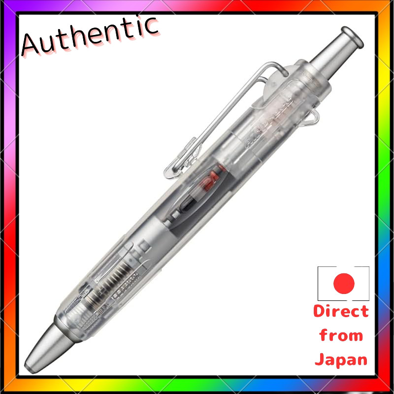 Tombow Pressure-Sensitive Oil-Based Ballpoint Pen (Writes on Wet Paper/Can Write Upside Down) AirPress 0.7 mm Clear BC-AP20, which uses air pressure to push out ink.