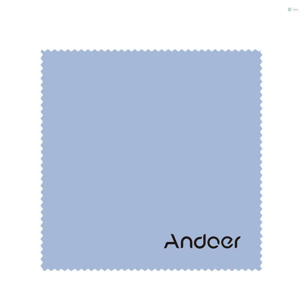 Andoer 1010 ซม. ผ้าทําความสะอาดไมโครไฟเบอร์สําหรับแว่นตาหน้าจอผ้าทําความสะอาดผ้าพรีเมี่ยมสําหรับเลนส์/กล้อง DSLR/Camcoder/โทรศัพท์/แท็บเล็ต/คอมพิว