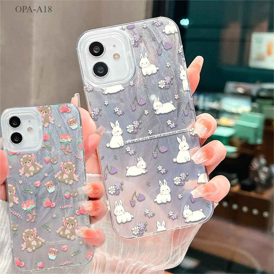 เคส For OPPO A38 A18 A58 A78 A98 A31 A57 A77S A1K A3S A7 A5S A12 A9 A5 A15 A15S A16K A17 A17K Reno 5
