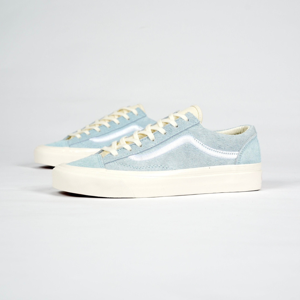 VANS Vault OG Style 36รองเท้าผ้าใบย่อหน้าสั้น Suede BLUE