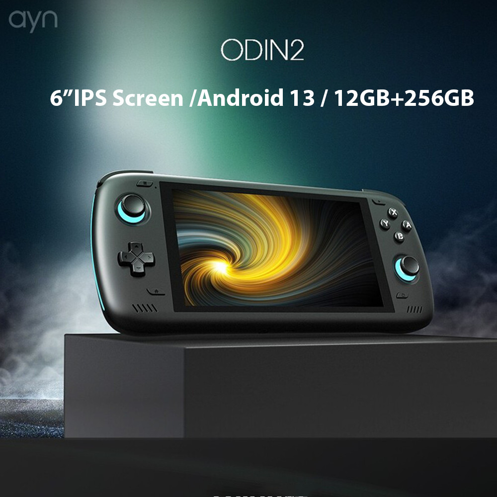 Ayn Odin 2 Pro รุ่นอัพเกรด 6 "หน้าจอ IPS เครื่องเล่นเกมมือถือ Android13 16G 512G Wifi บลูทูธคอนโซลแบ