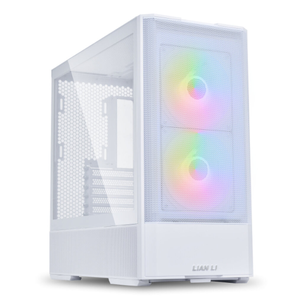 LIAN LI LANCOOL 207 White With 2x140mm ARGB FAN ATX Mid-Tower Case