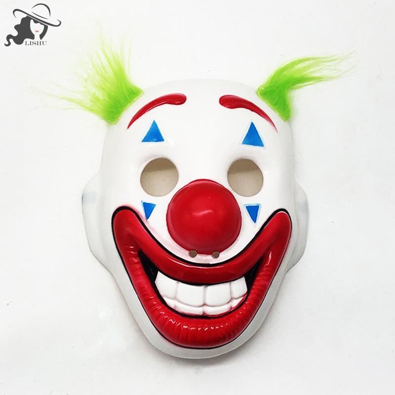 Lishu Joker 2021 หน้ากากตัวตลก Arthur Fleck Joaquin Phoenix, Joker Movie หน้ากากฮาโลวีน th