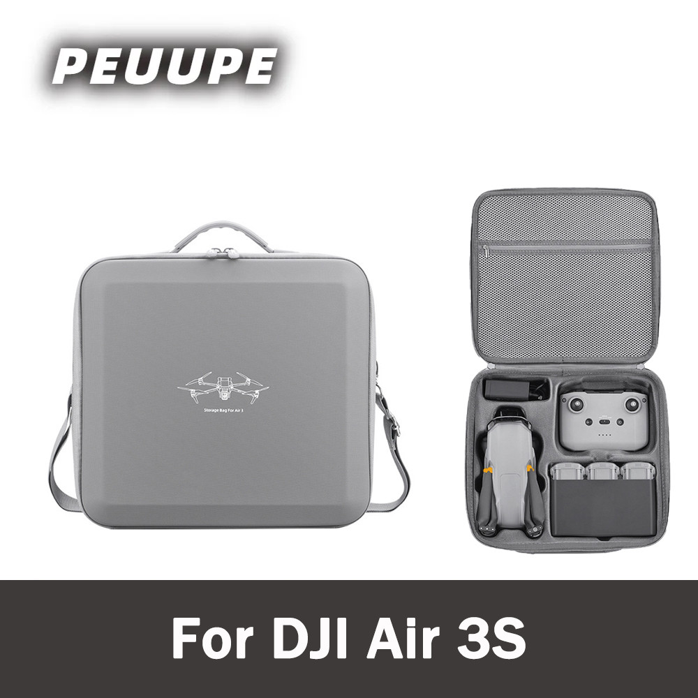 กระเป๋าเก็บกล้องเที่ยวบินสําหรับ DJI Air 3S กระเป๋าเดินทาง Solo Bag Air 3S กระเป๋าสะพายไหล่อุปกรณ์เสริม