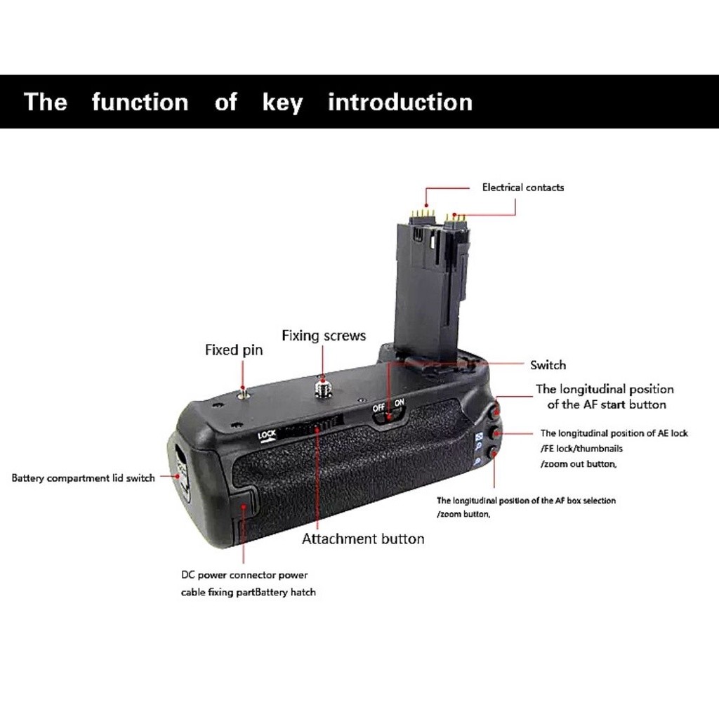 Kingma Battery Grip for Canon 70D / 80D / 90D (ประกันศูนย์ 1 ปี)