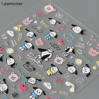 [Lemon]การ์ตูน Ins น่ารักเล็บสติ๊กเกอร์ศิลปะ Sanrio เล็บศิลปะสติ๊กเกอร์ตก แต่งเล็บ-LN