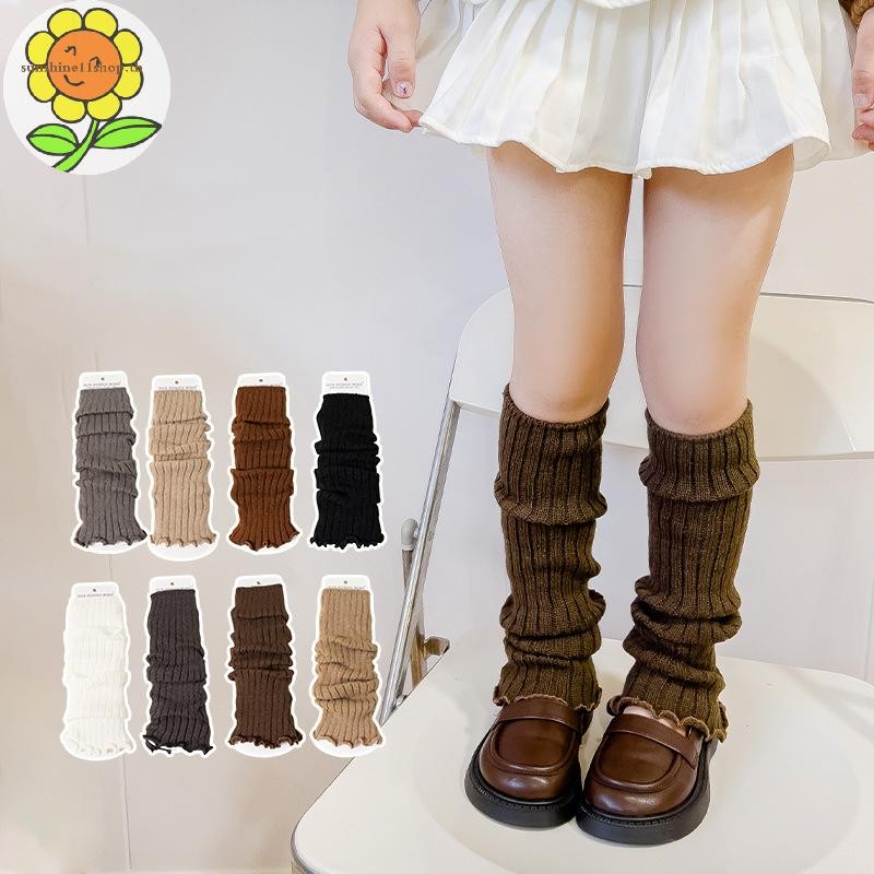 Sunshop เด็กขาอุ่น Lolitas Twist ถักถุงเท้าเด็กทารกอุ่นเท้าน่ารักหวานบัลเล่ต์ Guards ถุงเท้าถุงน่องยาว TH