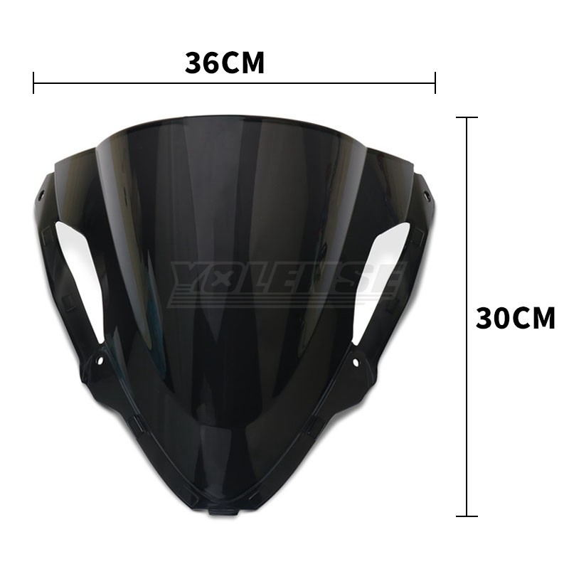 รถจักรยานยนต์ด้านหน้ากระจกกระจก Baffle Wind Deflectors Fit สําหรับ ZX6R ZX-6R ZX 6R 2024 2025