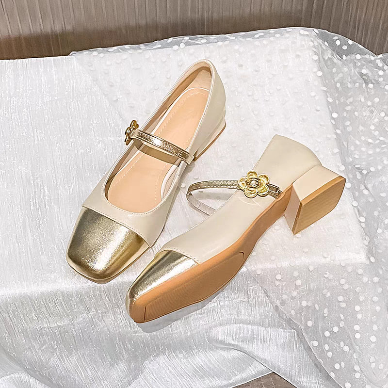 รองเท้าส้นแบน Soft-Soled Peas Shoes สไตล์ใหม่ Anti-Slip Slip-On เวอร์ชั่นเกาหลี