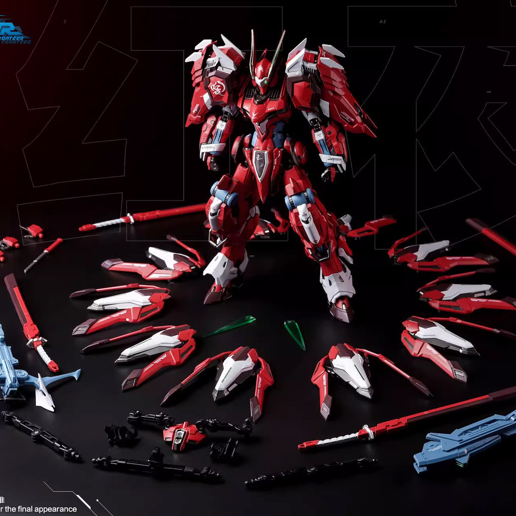 แบบจำลองถนนทิเบต Aofei นักล่าเกินขีดจำกัด Kneng Red Night Dasco โลหะผสม Mecha รุ่นสำเร็จรูปที่เคลื่อ