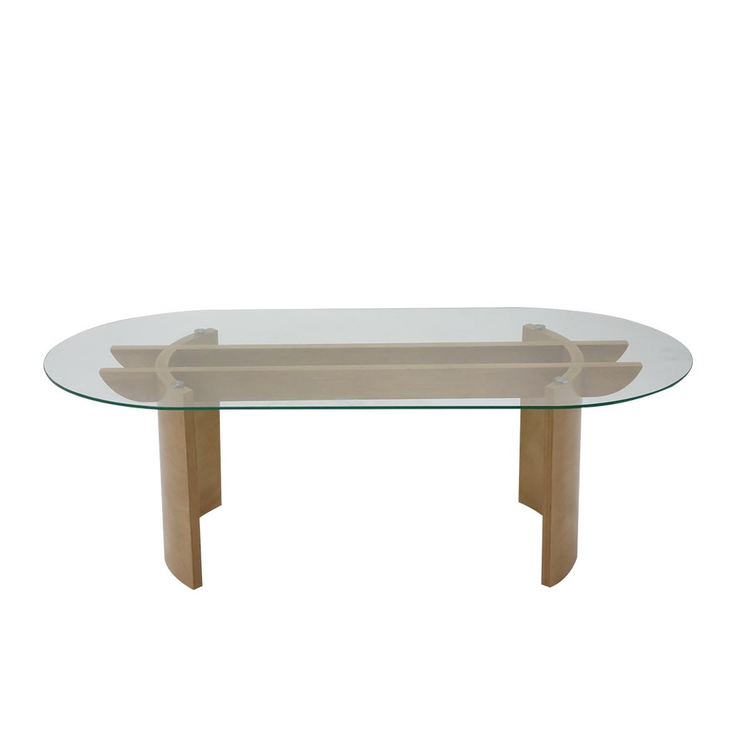 SB Design Square โต๊ะกลาง รุ่น Taylin-O สีโอ๊คอ่อน (120x60x40 ซม.)  แบรนด์ SB FURNITURE