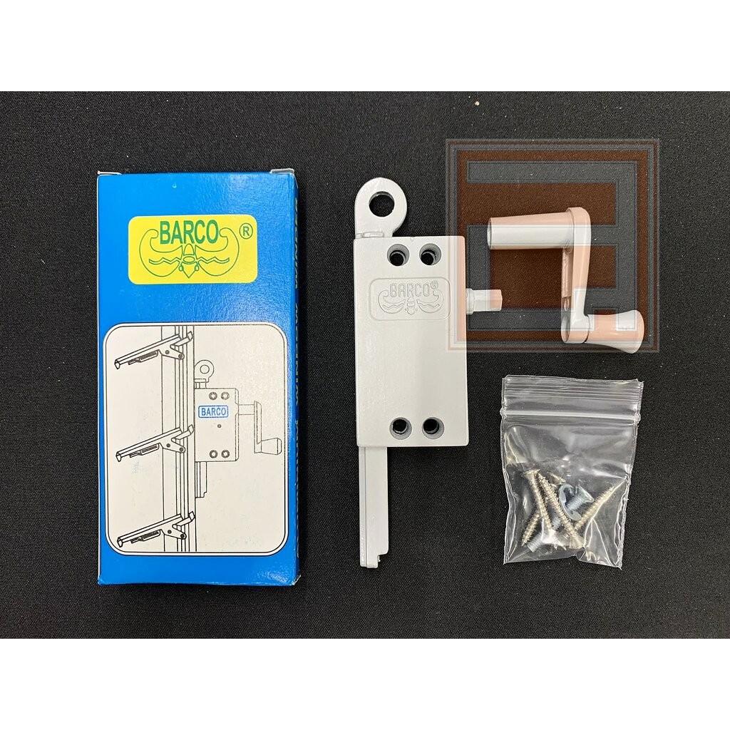 มือหมุนบานเกล็ด บาร์โก้ บรอนซ์เทา