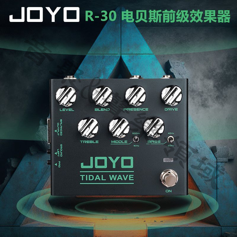 JOYO JOYO R-30 เบสไฟฟ้า ปรีแอมป์ จําลอง DI กล่องอุปกรณ์เอฟเฟกต์เดียวกล่องลําโพงจําลอง