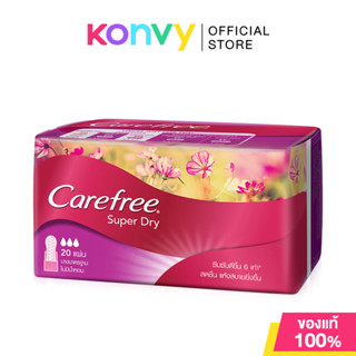 แคร์ฟรี แผ่นอนามัย ซุปเปอร์ดราย ไม่มีน้ำหอม Carefree แผ่นอนา…