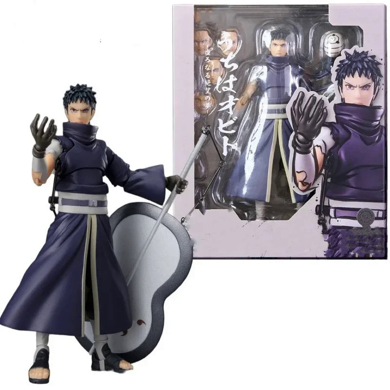 Figur Naruto ใหม่ s.h.figuarts SHF Shippuden uchiha obito โมเดลตุ๊กตาขยับแขนขาได้ Ko ของเล่นของขวัญม