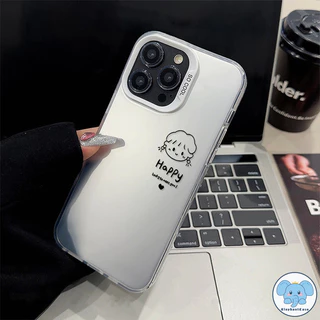 คู่รักเด็กชายผู้หญิงรักหัวใจเข้ากันได้เคสไอโฟน11 16 7Plus 15 12 14 13 Pro Max XR X XS Max 16 7 14 8 Plus SE TPU อ่อนเคส