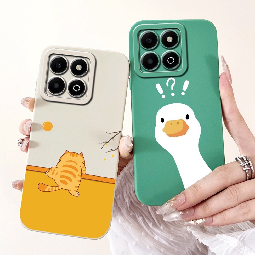 เคสโทรศัพท์ Honor X6b เคสแฟชั่นน่ารักดอกไม้แมวนักบินอวกาศซิลิโคน JDY-LX1 JDY-LX2 ฝาหลัง ราคา ถูกที่สุด ดีลบีเคเค แกลเลอรีภาพที่ 3
