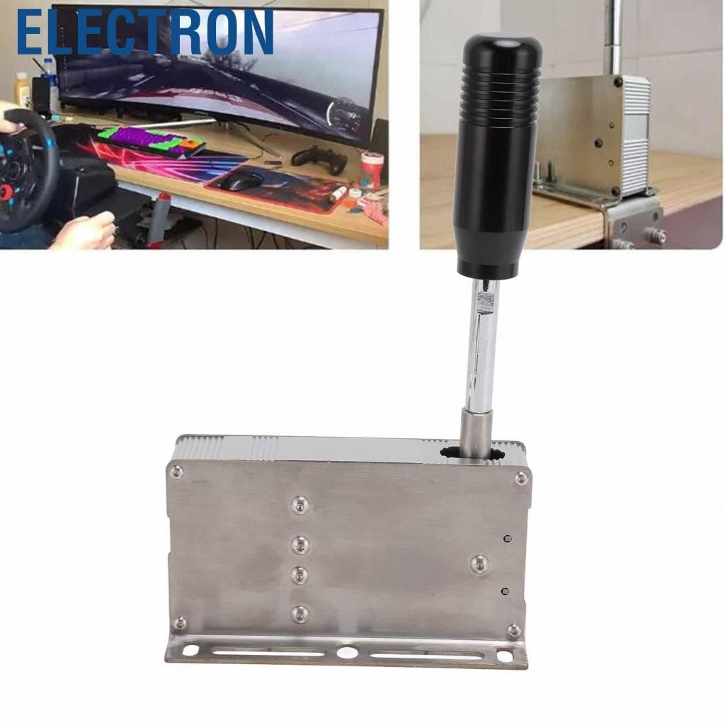 Electron Sim Racing เกม Shifter Plug and Play USB Sequential Universal M8 ด้ายการรับรู้ไดร์เวอร์อัตโนมัติหัวเกียร์เปลี่ยนได้สำหรับ G25 T500
