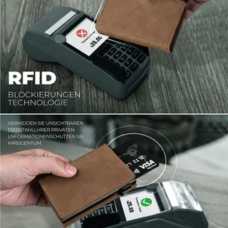 ที่ใส่บัตรผู้ชาย, แปรงกันขโมย rfid, กระเป๋าสตางค์แบบสั้น, กล่องอลูมิเนียม, ที่ใส่บัตรเครดิตมีสไตล์พร้อมซิปและกระเป๋าใส่เหรียญ