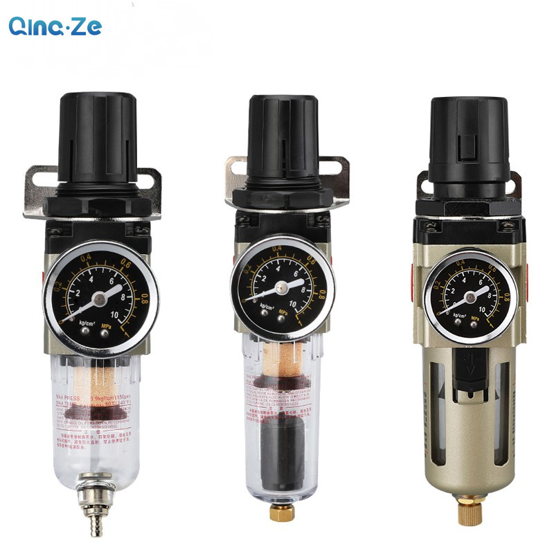 โรงงานโดยตรง Air Oil Water Seperator สําหรับคอมเพรสเซอร์กรองนิวเมติกตัวควบคุม aw2000-02 1/4 AW3000-0