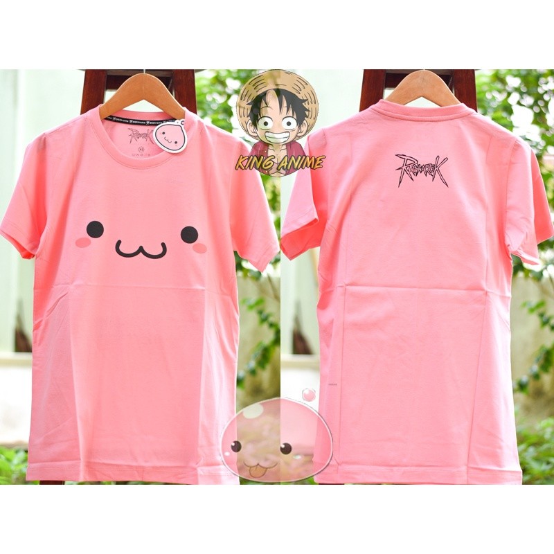 ปกติ hot เสื้อยืดโอเวอร์ไซส์{โค้ดส่วน ANIJNE60 ทันที 60.- }เสื้อเกมragnarok สุดน่ารัก ลาย PORING เนื้อผ้าดีมาก 3XL