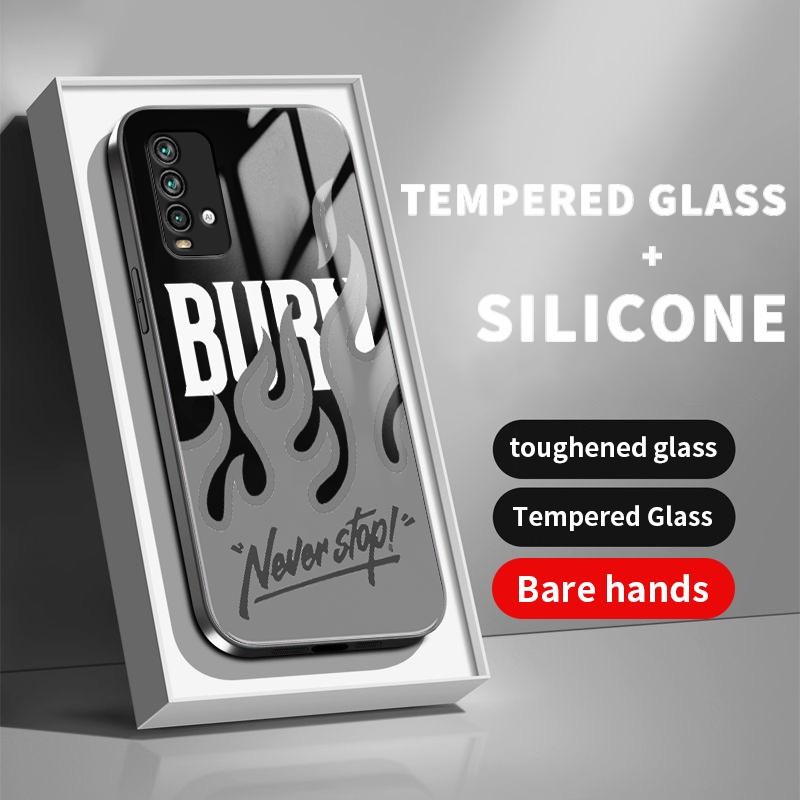 เหมาะสำหรับ Redmi Note 9 4G Pro Max 9S 10 5G Lite 11 8 กรณีโทรศัพท์มือถือป้องกันรอยขีดข่วน Simple En