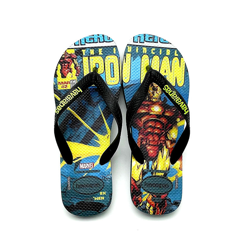 Havaianas ผู้ชายรองเท้าแตะยางรองเท้าแตะป้องกันการลื่นไถลป้องกันกลิ่นเหม็นและทนต่อการสึกหรอธีมอะนิเมะ Luffy