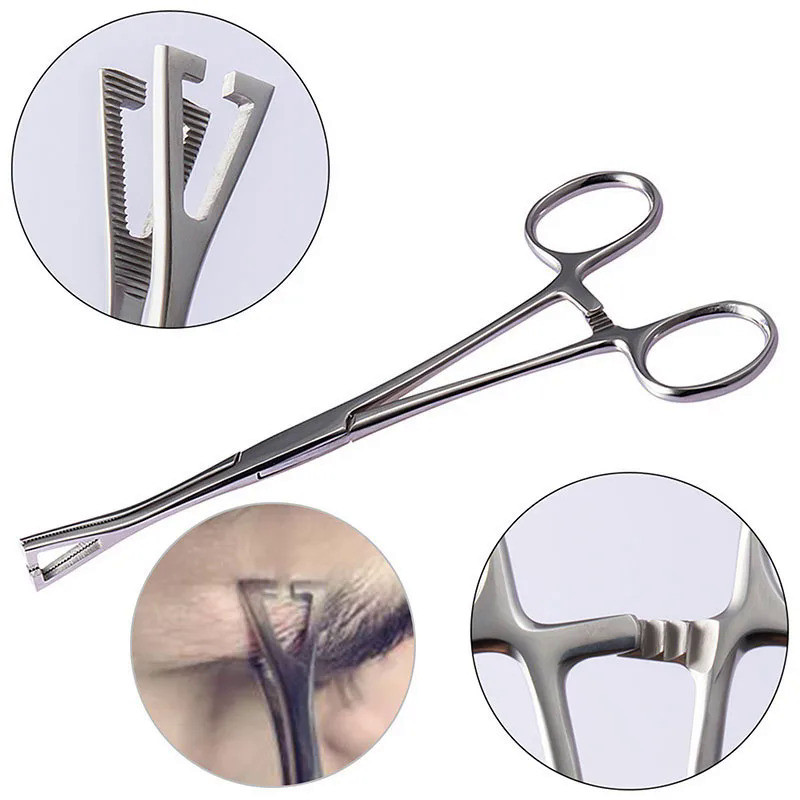 Stainless Steel Hemostatic Clamp Forceps Surgical Forceps Surgical Tool Kit Hemostat Locking Clamps 