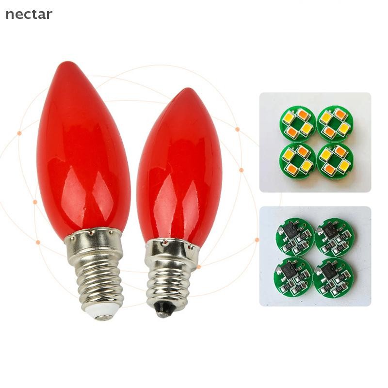 Tar 1PC หลอดไฟ led แท่นบูชา E12/E14 โคมไฟพระพุทธรูปสีแดงโคมไฟตกแต่งวัด N