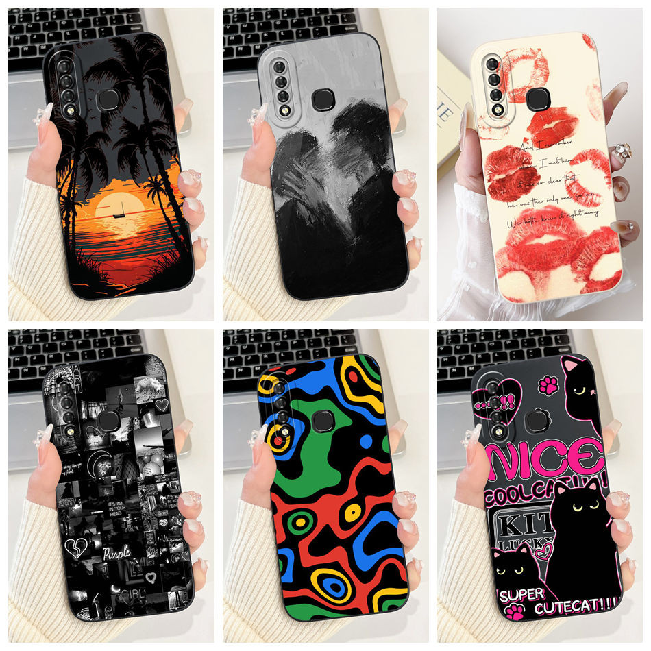 Oppo A31 A3 Pro A3X A17 A17k A18 A38 A37 A57 4G A60 A9 2020 A72 A5S A3S A12 แฟชั่นทาสีซิลิโคนอ่อนนุ่มเคสโทรศัพท์