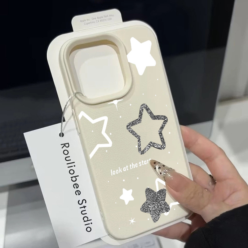 เข้ากันได้ เคสไอโฟน11/13/16 กรณีโทรศัพท์มือถือหนังกันกระแทกรักสองสีIPhone 16 13 15 14 12 11 Pro MAX 