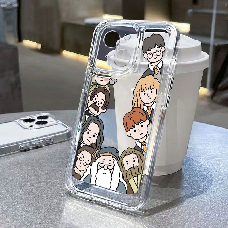 เคส Harry Potter Hogwarts 1 iPhone 16 15 Pro Max iPhone 14 ip 13 por 7P 8P 12 11 Pro Max XR SE 2022 7 8 Plus 14 15 Plus XS